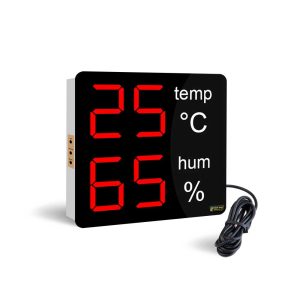 دماسنج و رطوبت سنج دیجیتال مدل HT-20 سایز 20*20 سانتیمتر