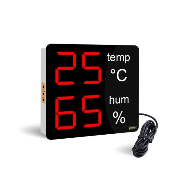 دماسنج و رطوبت سنج دیجیتال مدل HT-20 سایز 20*20 سانتیمتر