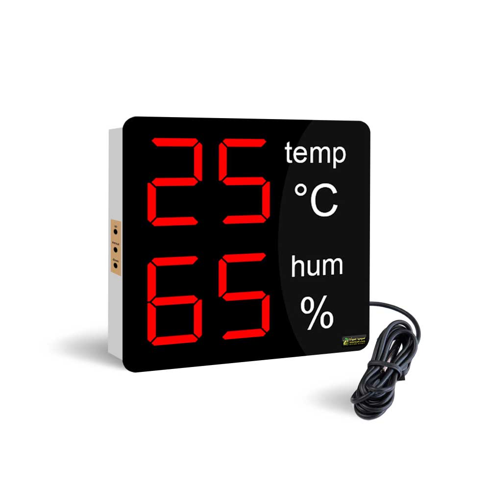 دماسنج و رطوبت سنج دیجیتال مدل HT-20 سایز 20*20 سانتیمتر
